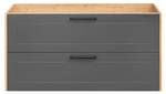 Schrank unter waschbecken MADERA CUW120 Beige - Holzwerkstoff - Kunststoff - 120 x 61 x 46 cm