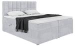 Boxspringbett Lukas Hellgrau - 140 x 234 cm - H4