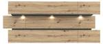 Wandpaneel Leone 10 Grau - Holzwerkstoff - 196 x 83 x 22 cm