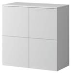 Kommode Schrank04 Weiß - 36 x 74 x 76 cm