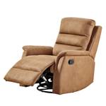 Fauteuil de relaxation Letha Microfibre - Marron clair