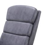 Relaxfauteuil Ona microvezel - blauwgrijs