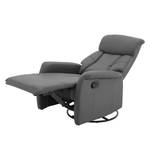 Fauteuil TV Anori Imitation cuir - Gris