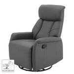 Fauteuil TV Anori Imitation cuir - Gris