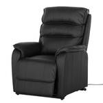 Tv-fauteuil Charly (met opstahulp) kunstleer zwart