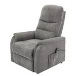 Tv-fauteuil Coroma met sta-op-hulp microvezel - grijs