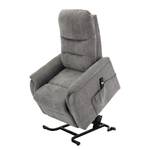 Tv-fauteuil Coroma met sta-op-hulp microvezel - grijs