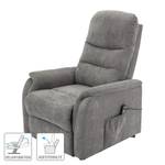 Tv-fauteuil Coroma microvezel - grijs