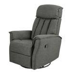 Fauteuil à bascule TV Turon Tissu - Gris