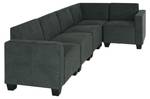 Sofa-System Couch-Garnitur Moncalieri Anthrazit