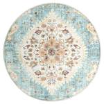 Vintage Gartenteppich R Santo Mandala Hellblau - 200 x 200 cm