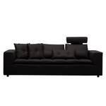 Sofa Brooklyn (3-Sitzer) Echtleder Echtleder Neka: Schwarz