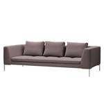 Sofa Madison (3-Sitzer) Webstoff Webstoff Milan: Grau-Braun