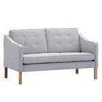 Sofa Risor (2-Sitzer) Webstoff Webstoff Saia: Hellgrau