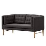 Sofa Tesoro (2-Sitzer) Webstoff Webstoff Anda II: Anthrazit