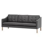 Sofa Risor (3-Sitzer) Echtleder Echtleder Neka: Grau