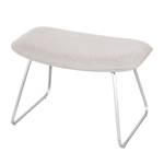 Hocker Gem Webstoff Stoff Kira II: Beige