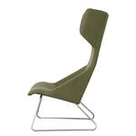 Fauteuil à oreilles Gem I Tissu Tissu Kira : Vert