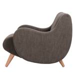 Fauteuil Wimbledon Tissu Frea : Gris-Marron II