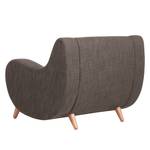 Fauteuil Wimbledon geweven stof geweven stof - Stof Frea: Grijs-Bruin II