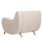 Fauteuil Wimbledon geweven stof geweven stof - Stof Frea: Lichtbeige