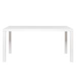 Table Pamati Blanc brillant - 160 x 80 cm