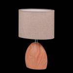Lampe Hill II Tissu mélangé / Céramique - 1 ampoule - Largeur : 20 cm