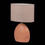Lampe Hill II Tissu mélangé / Céramique - 1 ampoule - Largeur : 26 cm