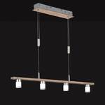LED-hanglamp Forrest plexiglas/ijzer - 4 lichtbronnen - Breedte: 83 cm
