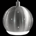 Suspension LED Pino II Plexiglas / Fer - 4 ampoules - Blanc / Chrome