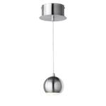 Suspension LED Pino I Plexiglas / Fer - 1 ampoule - Blanc / Chrome