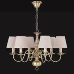 Hanglamp Brighton Glam I geweven stof/ijzer - 6 lichtbronnen