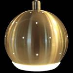 LED-Pendelleuchte Pino II Acrylglas / Eisen - 4-flammig - Weiß / Gold