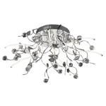 Plafonnier LED Blitz Fer - 1 ampoule - 75 - Chrome