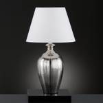 Lampe Belly Tissu / Céramique - 1 ampoule - Blanc / Nickel