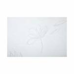 Paneelgordijn Flower wit - 60x245cm