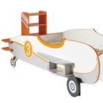 Flugzeugbett Looping Weiß / Orange