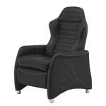 Fauteuil de relaxation Kinsey Imitation cuir - Noir