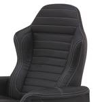 Fauteuil de relaxation Kinsey Imitation cuir - Noir