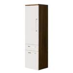 Placard Fontana Marron - Blanc - Bois manufacturé - 40 x 134 x 30 cm