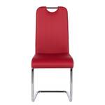 Sledestoelen Ace (2-delige set) kunstleer - Bordeauxrood