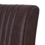 Chaise cantilever Aleg I Imitation cuir - Marron foncé