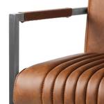 Chaise cantilever Aleg II Imitation cuir - Cognac