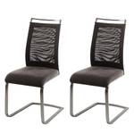 Chaises cantilever Calcha II (lot de 2) Marron