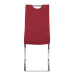 Sledestoelen Nevia (2-delige set) bourdeauxrood kunstleer