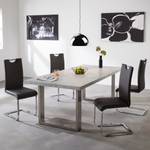 Sledestoelen Nevia (2-delige set) grijs kunstleer