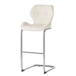 Chaise de bar Onega Imitation cuir - Blanc