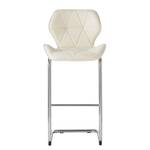 Chaise de bar Onega Imitation cuir - Blanc