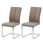 Freischwinger Sayreville II (2er-Set) Taupe