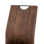 Chaises cantilever Scalea (lot de 2) Imitation cuir - Marron vintage